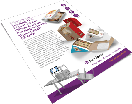 Leading U.S. Manufacturer Offers Custom Printing with the TrojanLabel® T3-OPX